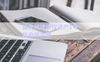 盛大城建債權資產(chǎn)1號政府債定融
