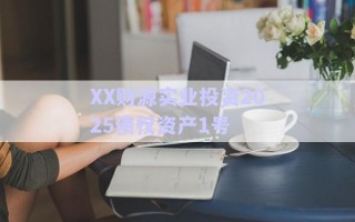 XX財(cái)源實(shí)業(yè)投資2025債權(quán)資產(chǎn)1號(hào)